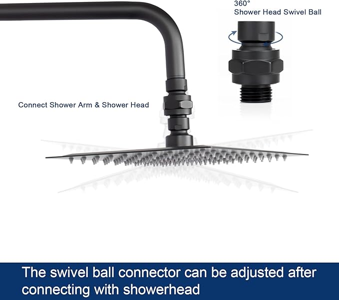 NearMoon Shower Head Swivel Ball Adapter - Image 2