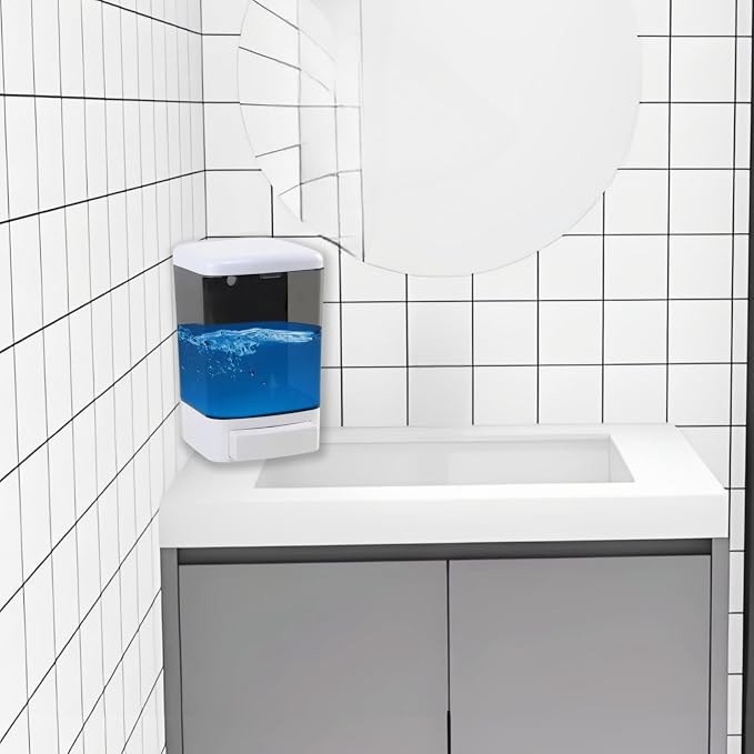 Manual Soap Dispenser Kitchen Bathroom Wall Mounted Hand Dispensers Commercial - Image 8