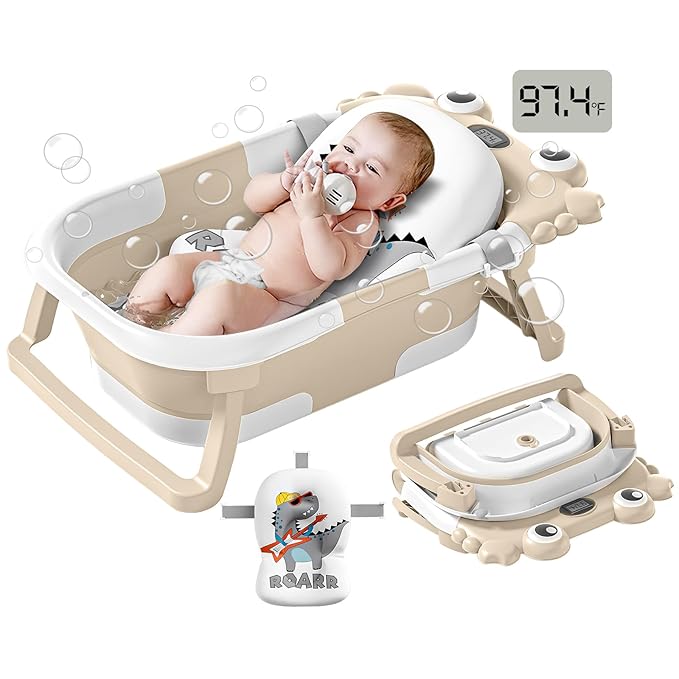 Collapsible Baby Bathtub for Infants to Toddler by WyfKyd
