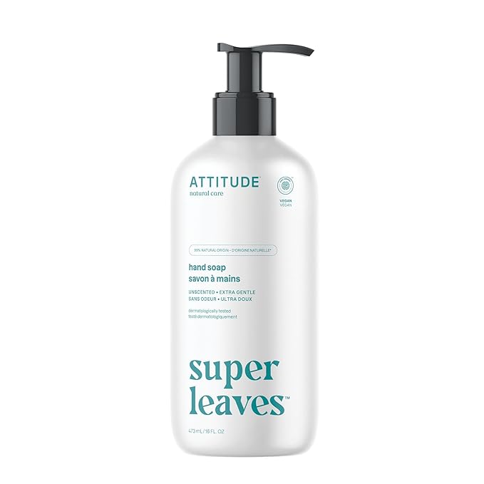 ATTITUDE Liquid Hand Soap, EWG Verified, Plant and Mineral-Based, Vegan by ATTITUDE