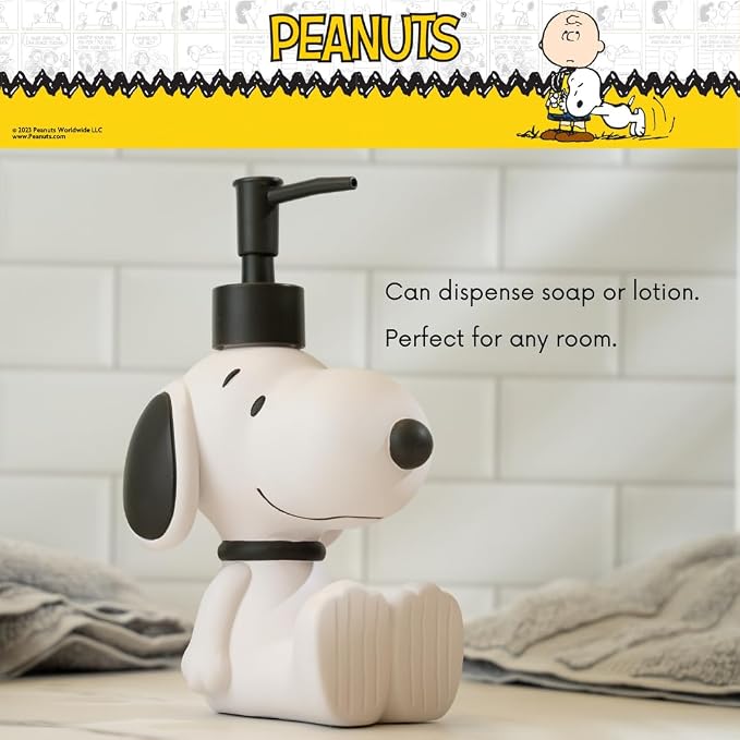 Collectibles Peanuts Snoopy Soap/Lotion/Hand Sanitizer Resin Pump Dispenser - Image 3
