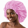 DONNA Super Jumbo Shower Cap – Comfortable Elastic Band, 100% Waterproof Hair by DONNA