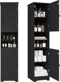 Tall Bathroom Cabinet, Storage Cabinet by Viaozutis