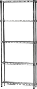 Shelving Inc. 8" d x 30" w x 54" h Chrome Wire Shelving by ShelvingInc
