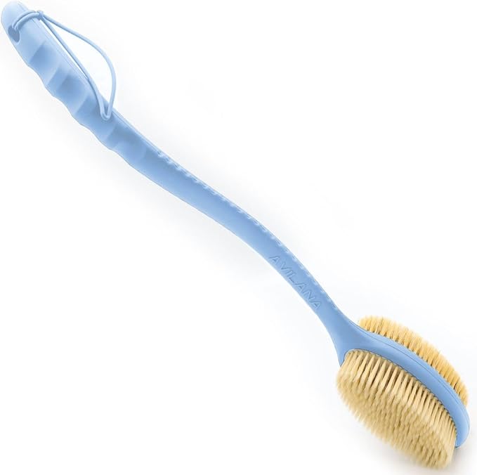 Avilana Back Scrubber for Shower, 19 inch Silicone Body Scrubber by Avilana