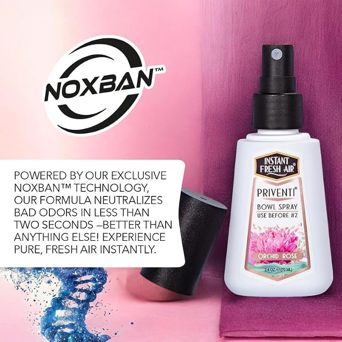 Signature PRIVENTI for Women Toilet Spray, Orchid Rose Scent Bathroom Spray - Image 4
