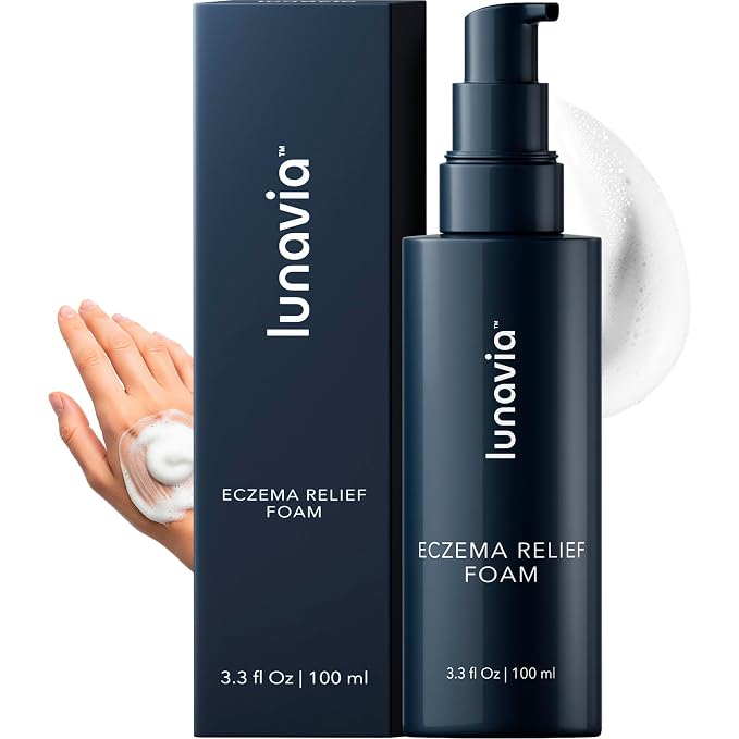 Eczema Relief Foam, Soothing Skin Protectant by Lunavia