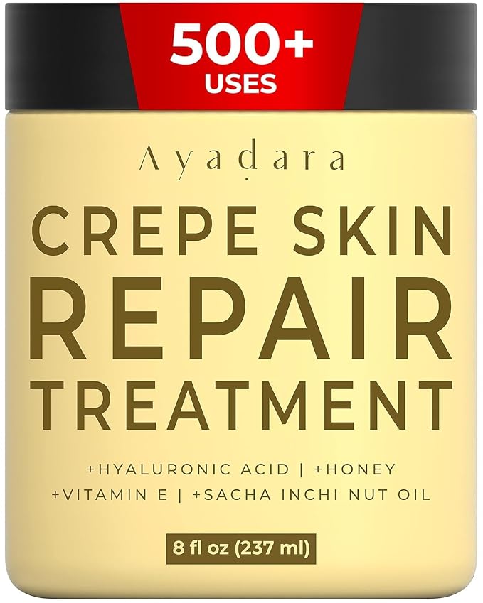 Crepey Skin Repair cream 8oz, Firming Lotion by Ayadara