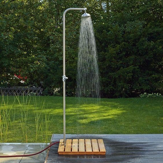 Teak Wood Shower Mat, Non-Slip Bathroom Floor Mat - Image 5