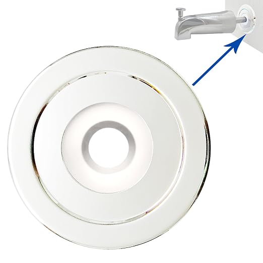 1/4" Spacer for Tub Spout, Flange Trim Ring for Bath Faucet, Eschutcheon Cover by Welvzen