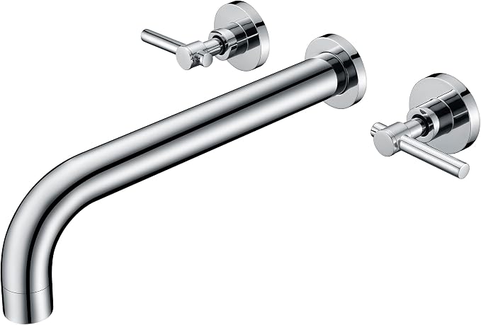 sumerain Bathroom Wall Mount Bath Tub Faucet, Extra Long Spout by SUMERAINFAUCETS