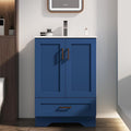 30 inch Bathroom Vanity with Sink, Modern White Vanity by LDarqeer