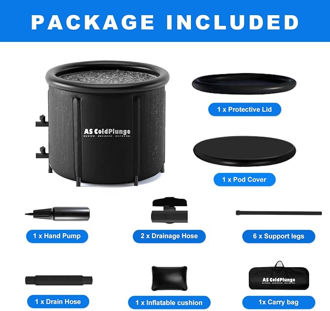 Ice Bath Chiller & Cold Plunge Tub Kit, 1/3HP Cold Plunge Chiller - Image 8