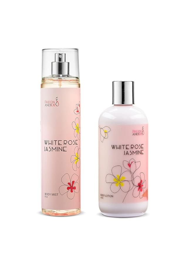 Home Spa Gift 10oz Deep Moisturizing Fragrance Body Lotion & 8 oz. Fine by FreidaandJoe