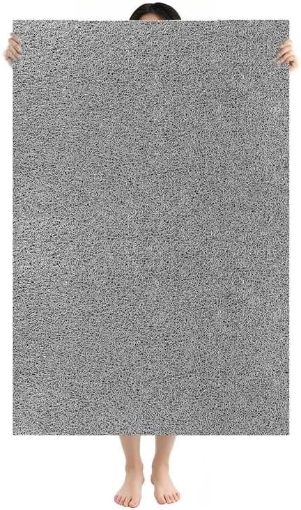 Shower Mat Non Slip: 59 x 35.4 Inch Extra Large Shower Mats by MARIBUR