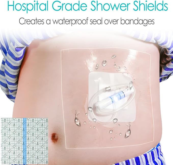 8"x8" Waterproof Shower Cover Incision Bandages - Image 2