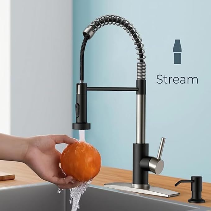 Smart Touch On Kitchen Faucet, 3 Modes Pull Down Sprayer, Sensor Activated - Image 7