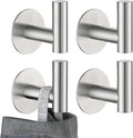 JQK Self Adhesive Towel Hook Brushed, No Drill Stick on Coat Robe Clothes Wall by Homeimprovement