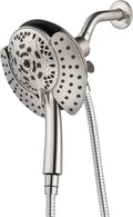 2.5GPM Shower Heads with Handheld Spray Combo: 7.2" Rainfall Shower Head & Hand by INAVAMZ