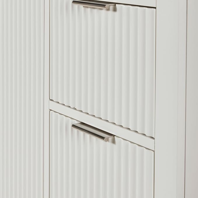 ARIEL Milan 54 Inch Single Sink Base Cabinet in Warm White - Image 13