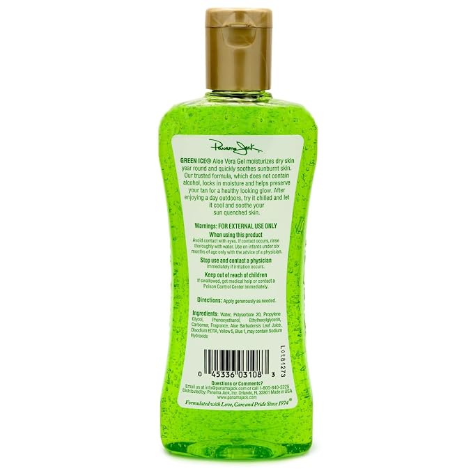 Panama Jack Green Ice Aloe Gel 8 fl. oz. - Image 6