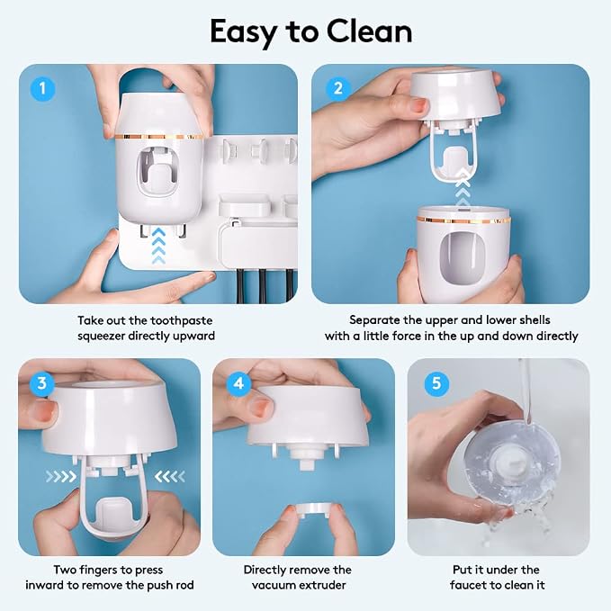 Toothpaste Dispenser Wall Mounted, Automatic Toothpaste Dispenser - Image 4