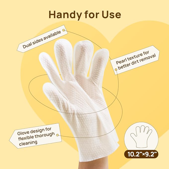 HICC PET Cleaning Deodorizing Glove Wipes - Image 8