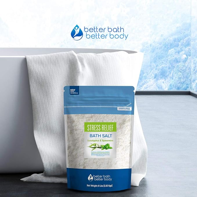 Stress Relief Bath Salt 128 Ounces Epsom Salt - Image 8