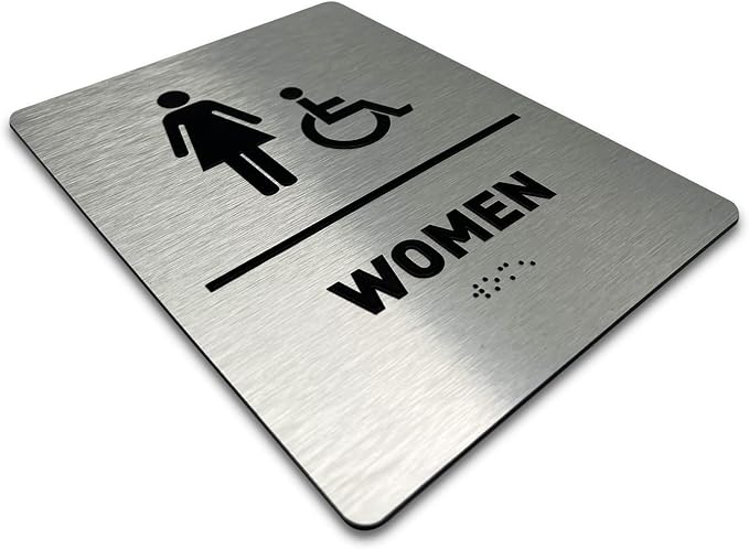 Women/Wheelchair Restroom Sign by GDS - Image 2