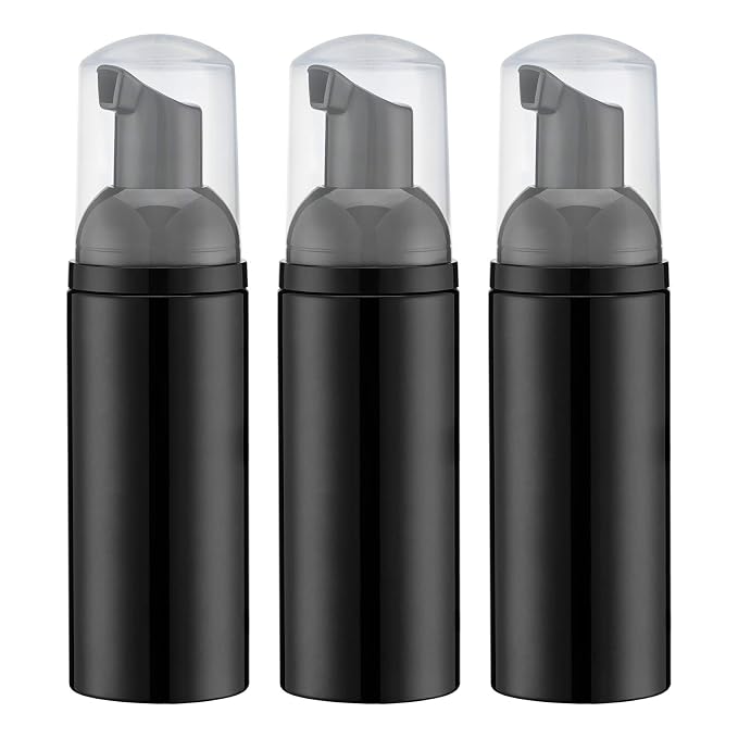 Tekson Soap Foam Bottle, Empty Travel Foaming Lash Shampoo by Tekson