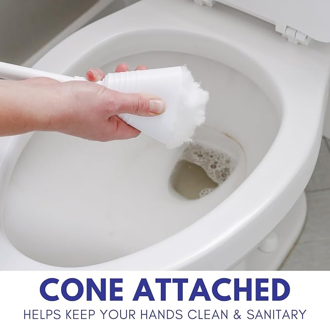 Don Aslett Johnny Mop | Set of 2 Toilet Brushes | 14" Handle to Easily Clean - Image 9