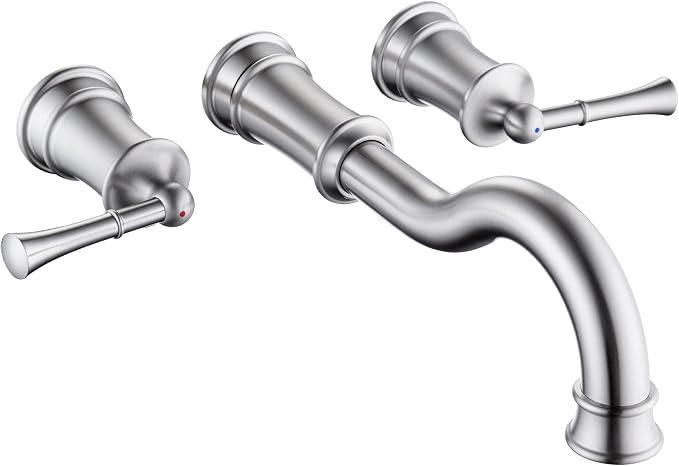 Roman Bathtub Faucet Wall Mount Widespread Tub Filler by WINKEAR