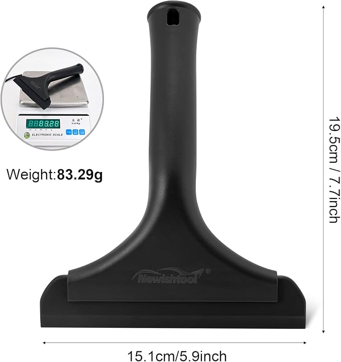 NEWISHTOOL Small Squeegee for Car Windshield, Side Mirrors, Glass Door Water - Image 6