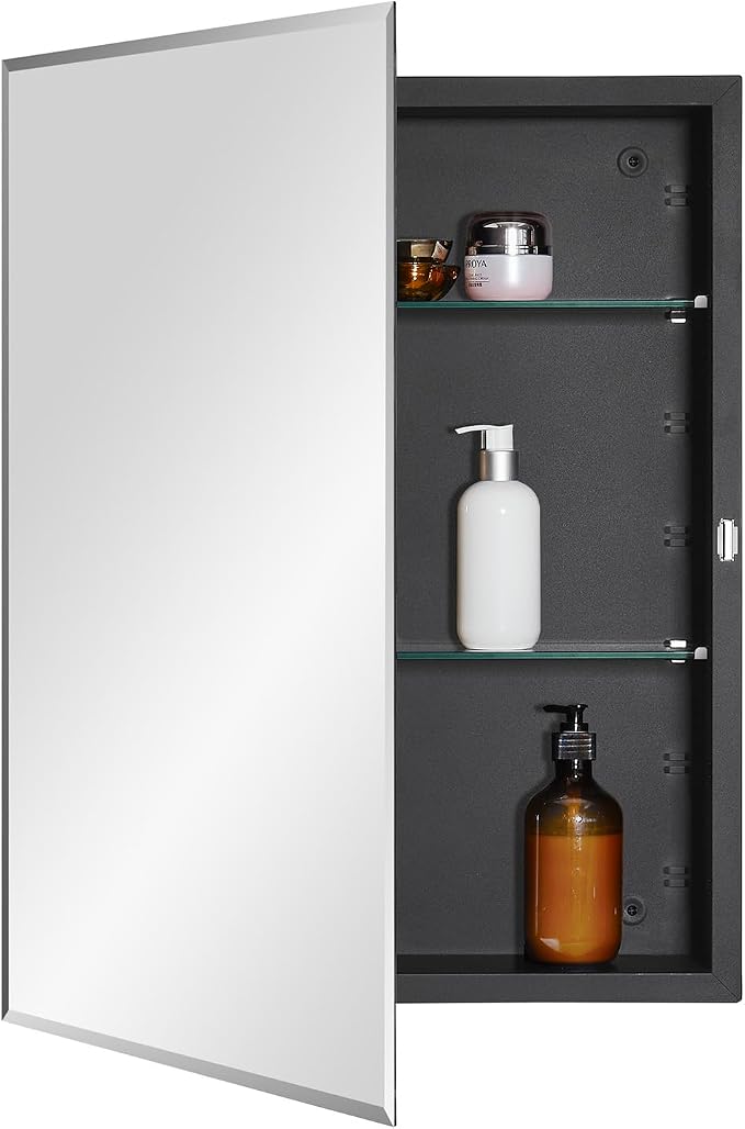Black Bathroom Medicine Cabinet by MedicineCabinetsMirrors