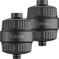 Cobbe HD HEAVY DUTY High Output Shower Filter 2 Pack – 99% REMOVAL Shower Head by CobbeforQualityLife