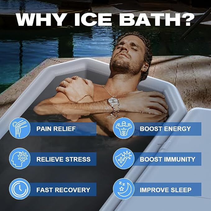 Cold Plunge Tub, Inflatable Ice Bath Tub - Image 7