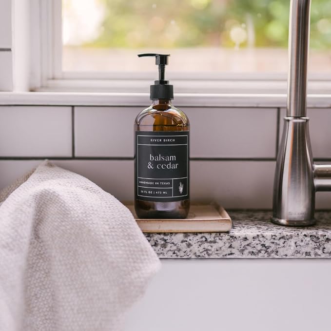 River Birch Balsam & Cedar Scented Natural Hand Soap -Handmade -Moisturizing - Image 5