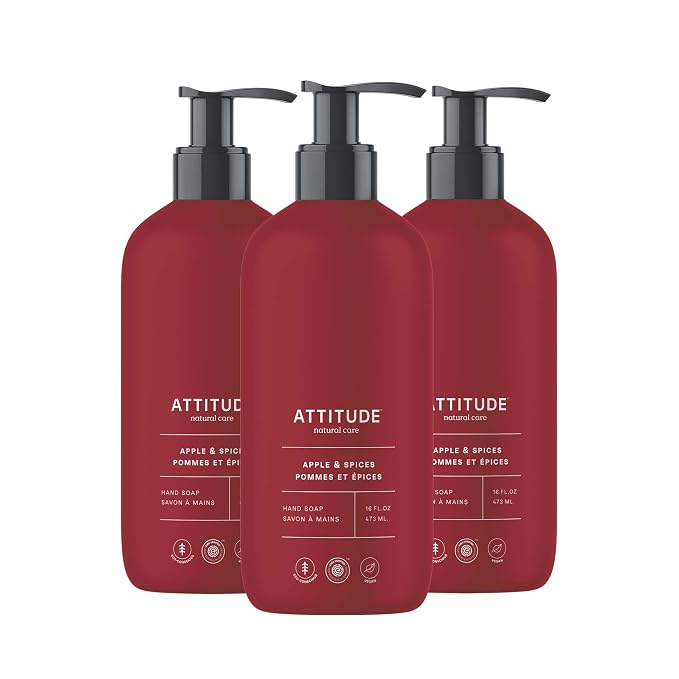 ATTITUDE Limited Edition Liquid Hand Soap, EWG Verified, Plant and Mineral-Based by ATTITUDE