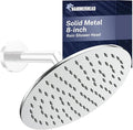 HammerHead Showers® Solid Metal 8 Inch Rainfall Shower Head – CHROME by HammerHeadShowers