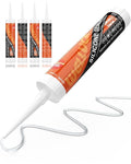 WELLUCK Clear Silicone Caulk, 100% Waterproof Silicone Sealant Adhesive Caulking by WELLUCK