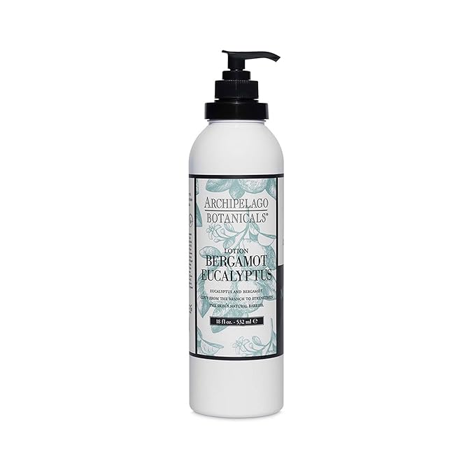 Archipelago Botanicals Bergamot Eucalyptus Lotion, Hydrating Lotion by Archipelago