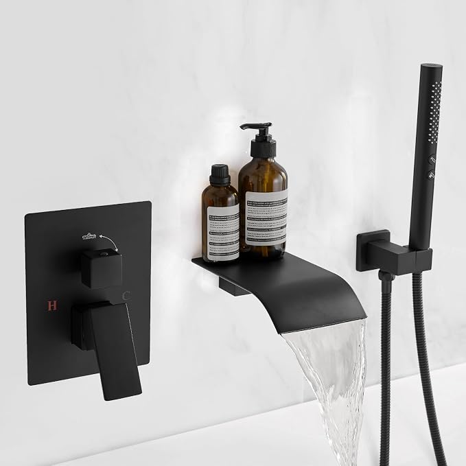 RUMOSE Wall Mount Bathtub Faucet Waterfall Tub Faucet by RUMOSE