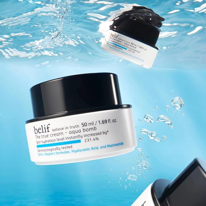 belif Aqua Bomb – Daily Niacinamide Hydrating Moisturizer, Lightweight Plumping - Image 7