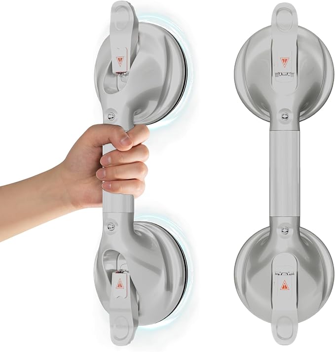 DAILYLIFE Grab Bars for Bathtubs and Showers, 15 inch Shower Handles for by DAILYLIFE