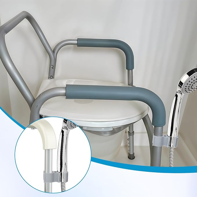 2 PCS Shower Head Holder for Shower Chair, Bath Seat Shower Bracket Attachment - Image 3
