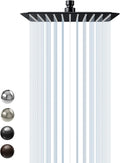 SR SUN RISE 10 Inch Rain Shower Head Matte Black 304 Stailess Steel High by SRSUNRISE