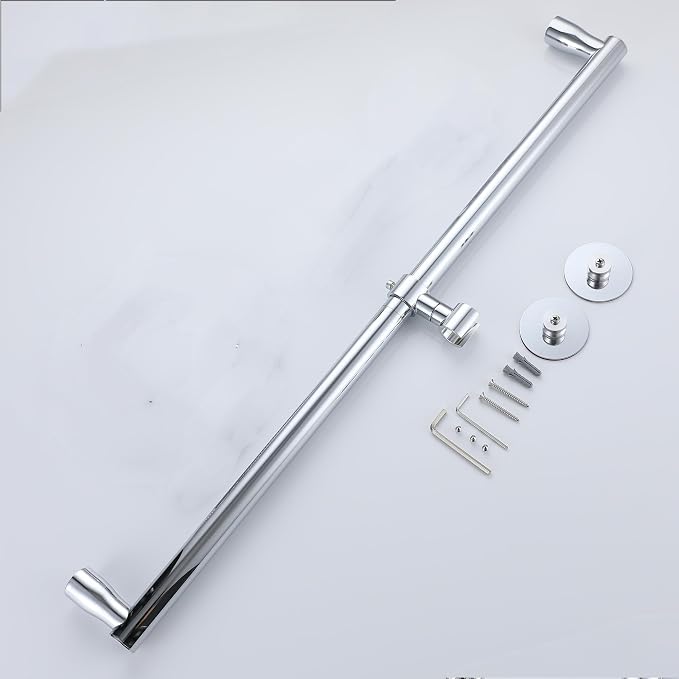 RRAJJ Shower Slide bar That is Installed by pasting or Punching - Image 7