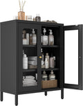 Metal Bathroom Cabinet, Small Floor Storage Cabinet, Freestanding Sideboard by Unknown