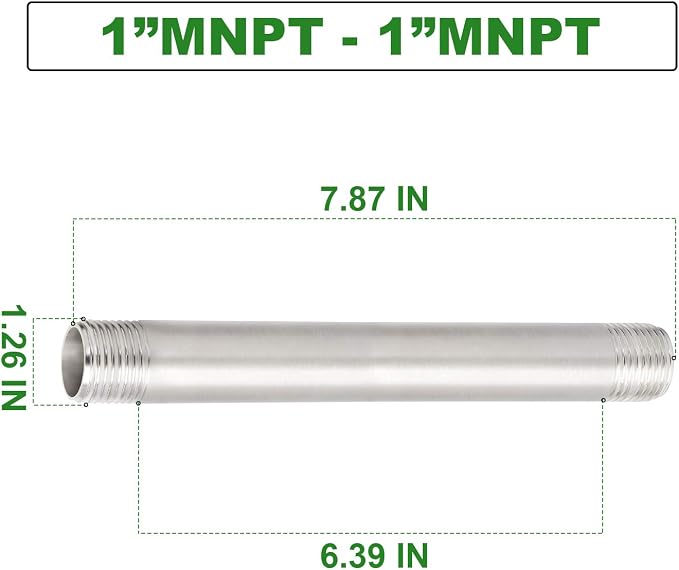 TAISHER 2PCS Stainless Steel Pipe Fittings - Image 4