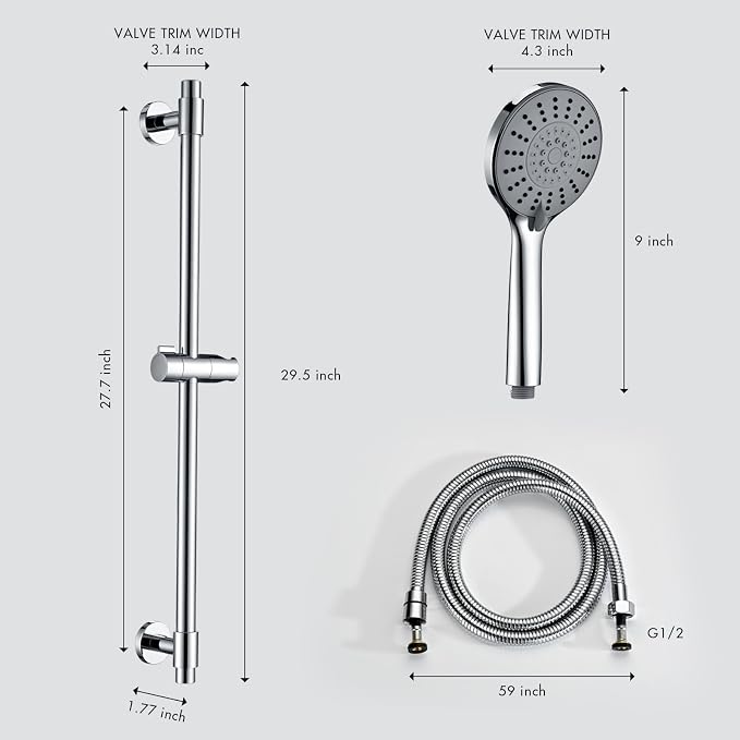 Adjustable Shower Slide Bar - Image 5